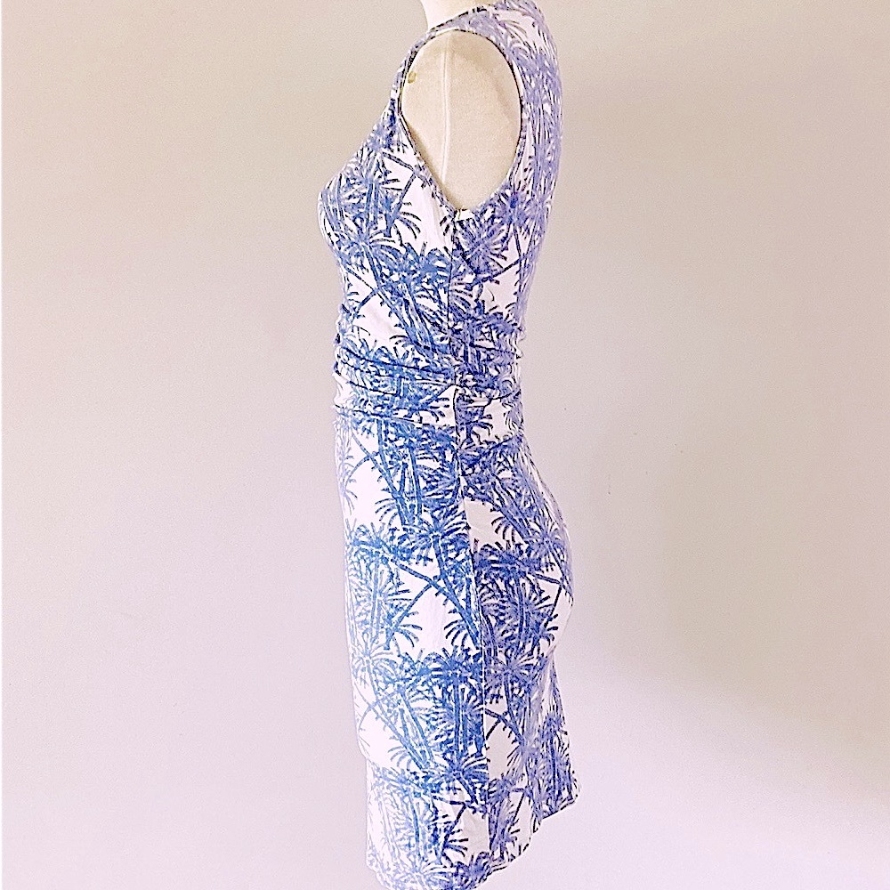 REISS stretch knit tropical sheath dress - Picture 3 of 7